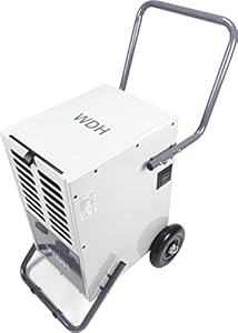 Aktobis Bautrockner WDH-50B – Luftentfeuchter/Entfeuchtun... mit Kompressor, bis 50 L/Tag, Dauerbetrieb möglich, Farbe grau