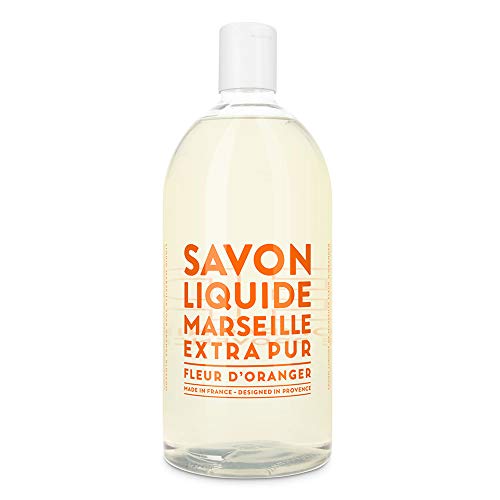 Compagnie De Provence Savon De Marseille Extra Pure Liquid Soap - Orange Blossom - 33.8 Fl Oz Plastic Bottle Refill #TOP7