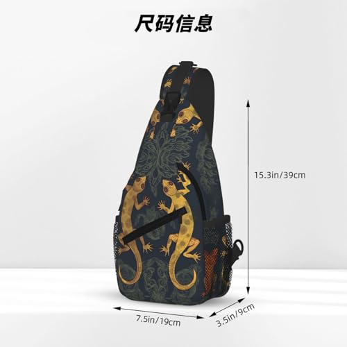 Mochila tipo sling negra para hombre y mujer miniatura 4