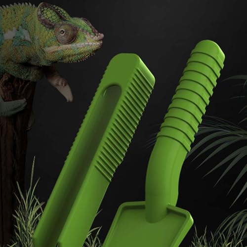 Whtkoph Kotzange für Reptilien, Pinzette, Leichtes Reinigungswerkzeug mit Futterklemme für Igel Und Ratten-4