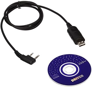 USB Programming Cable for BAOFENG UV-5R UV-3R+ Two way Radio With Driver CD