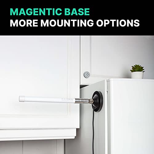 RAIGEN Base de antena magnética para antenas de mineração de hélio fêmea tipo N, cabo macho Raigen-2