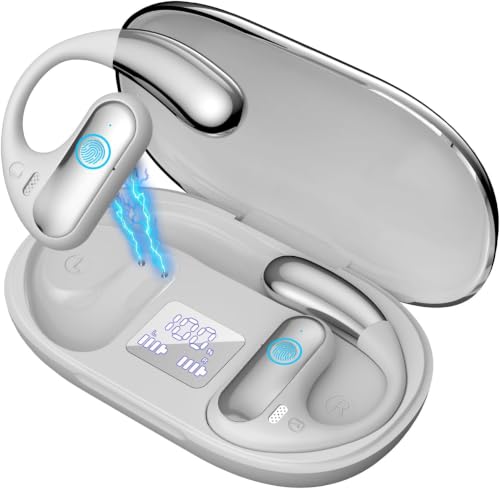 Image of CoolJumper Open Ear Headphones, 60H Playtime, LED Charging Case