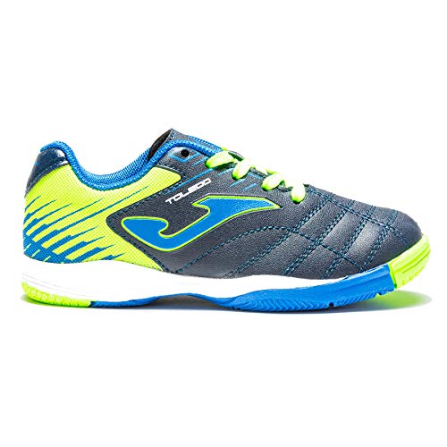 Joma Toledo Jr Indoor Zapatillas niño Futbol Sala Negro Fluor (37 EU)