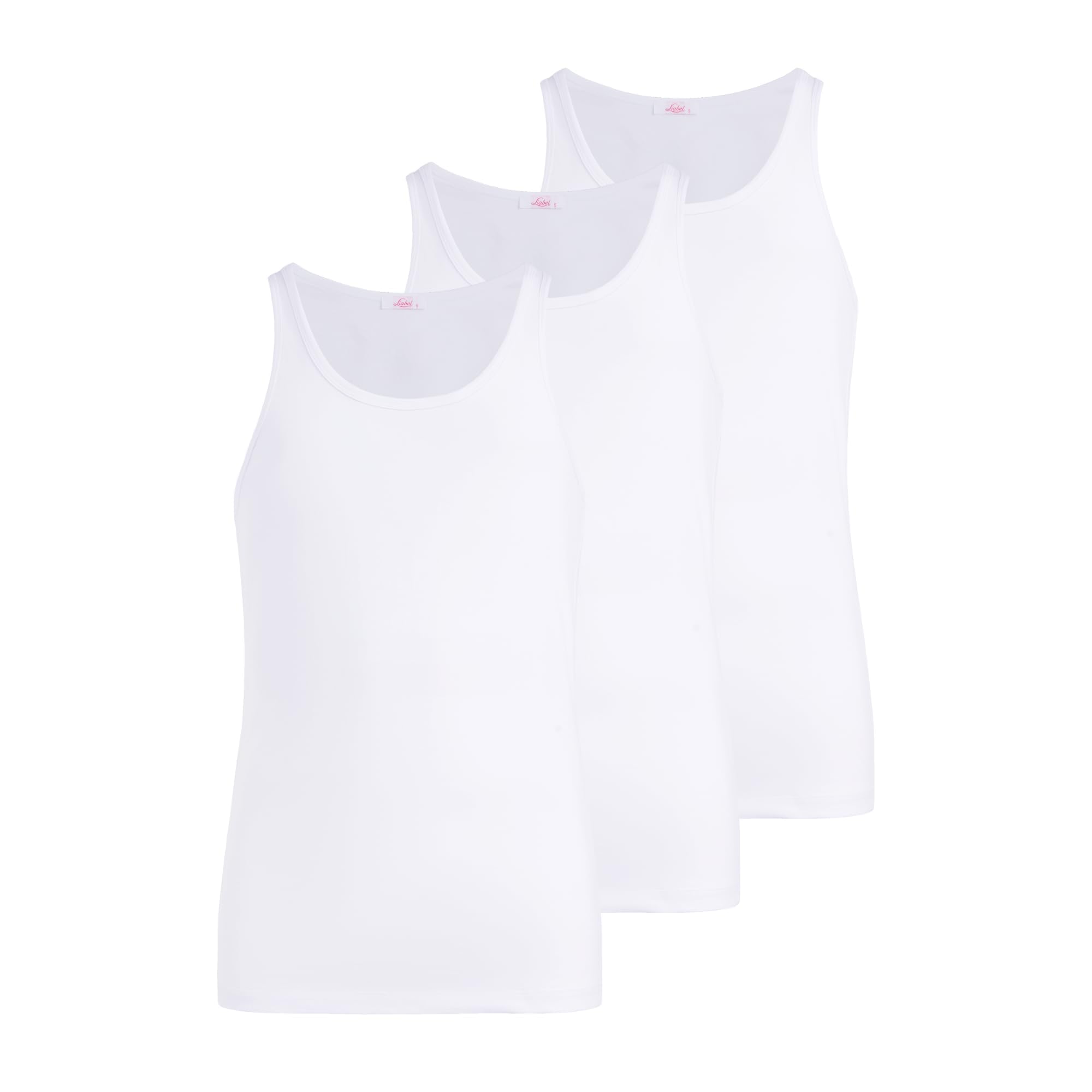 Liabel Canotta Intima Uomo in Cotone Bielastico, Maglia Intima Elasticizzata, Cotone Traspirante Certificato Oeko-Tex