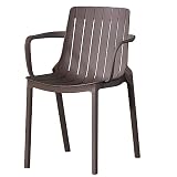 plastic chairs price in nigeria  MIUXE Garden Stacking Arm Chair, Sillas de Comedor Creativas para Interior y Exterior, con Respaldo y reposabrazos, para el hogar, la Cocina y la Oficina, Lounge Creative Plastic Back Chairs