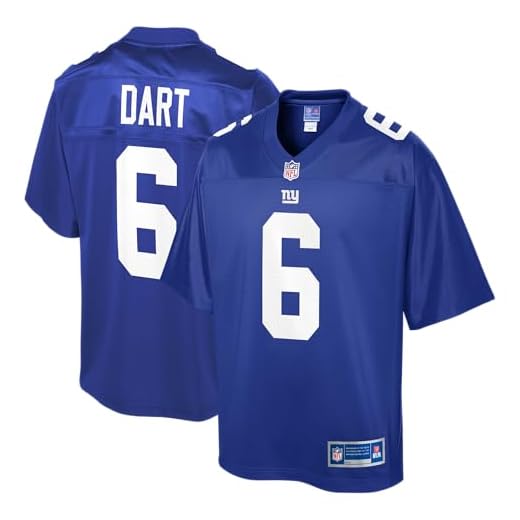 NFL PRO LINE Men's Jaxson Dart Royal New York Giants Team Jersey