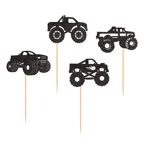 Ercadio 24 Pcs Truck Car Cupcake Toppers Picks Truck Car Cake Decorations For Truck Car Theme Birthday Supplies For Kids Birthday Baby Shower Party Decorations thumb #6