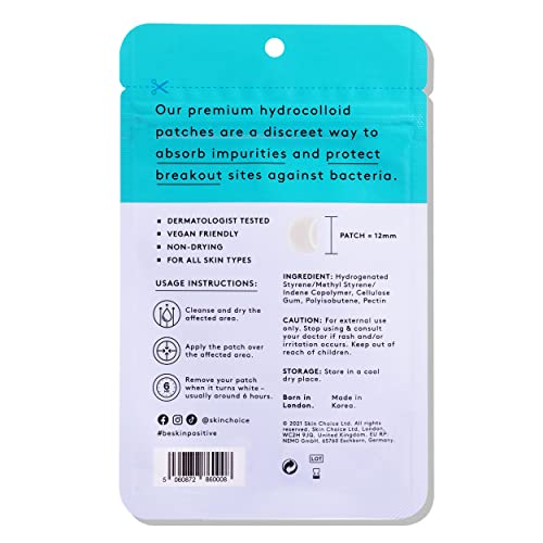 Spot Patches by SKINCHOICE - Breakout Acne Patch (Pack of 30) Hydrocolloid Patches, Pimple Spot Stickers, Blemish Spot Treatment, Mighty Dots for Spots, Vegan, Cruelty-Free, Face & Skin Care - Image 3