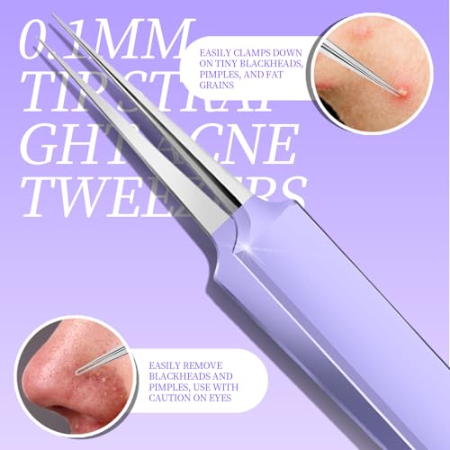 image for Teenitor Pimple Popper Tool Kit and Blackhead Remover Tools, Ingrown H