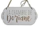 Prénom personnalisé plaque de chambre - faite à la main de décoratif en détresse