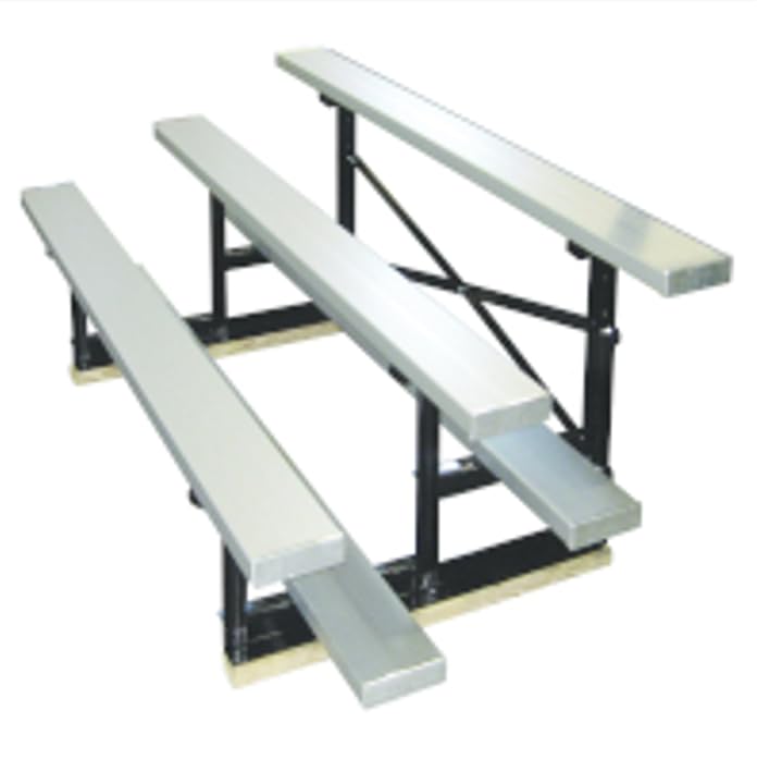 First Team FAN3-1FP-TNR-15 Fanstand Indoor Tip-N-Roll Bleachers