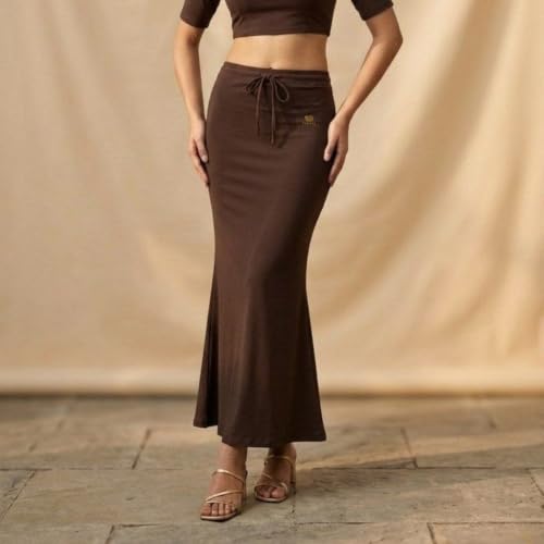 Image of Women's Saree Shapewear - Slim Fit Stretchable Petticoat for Sarees | Comfortable Waistband | Body Shaping Underskirt