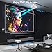 Sunys Projector with WiFi and Bluetooth, Native 1080P Full HD, Portable Movie Projector Compatible with Android/iOS/HDMI/USB (Textured Grey)