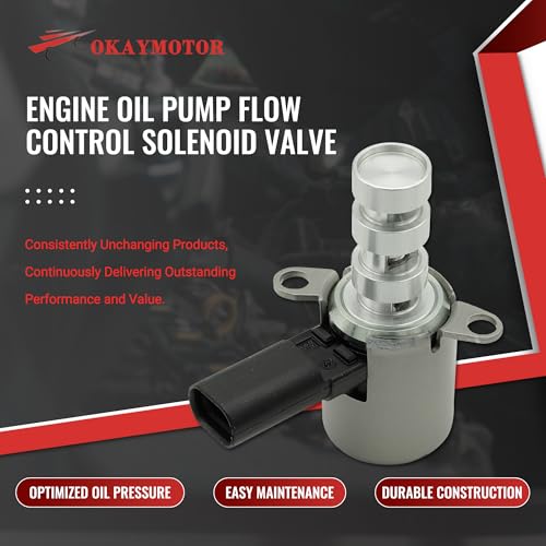 Image of OKAY MOTOR 2781800415 Engine Oil Pump Solenoid Valve for 2005-2021 Mercedes Benz A C E G S SL ML AMG CLA GLA GLB GLC GLE GLS Sprinter C300 E300 ML350 CLA250 AMG GLA35 GLB35 GLC300