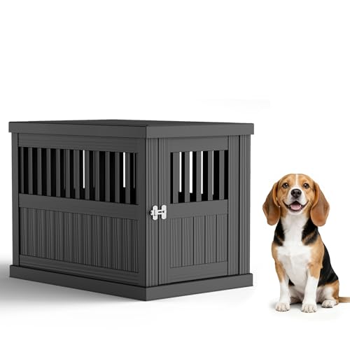 Casa per cani all'aperto di taglia grande, casa per cani di taglia grande all'aperto XLarge XXL Cuccia per cani di taglia grande all'esterno in plastica resistente casa per cani di taglia grande