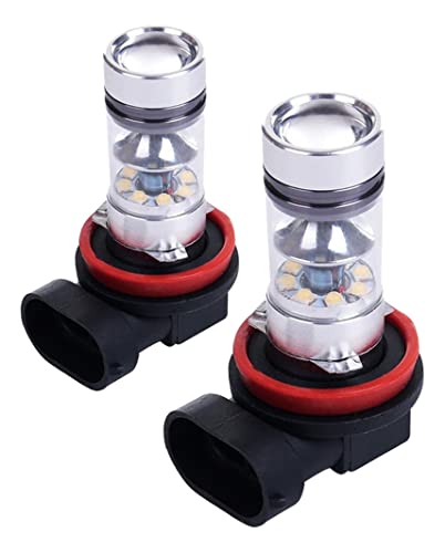 1 par H11 20 led 100 W projetor de lâmpada de neblina de alta potência