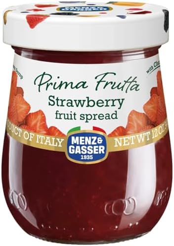 VALUBNDL: Menz & Gasser Italian Strawberry Jam (2-Pack) β 500ml Total (Two 250ml Jars) β Premium Fruit Spread Confiture β VALUBNDL Signature Bundle - 2