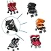 Miracle Baby Double Stroller Rain Cover, Universal Rain Cover for Double Stroller Side by Side, Twins Stroller Cover Baby Travel Weather Shields Fit Most Double Strollers, Baby Outdoor Accessories