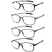 AQWANO Durable Flexible TR90 Reading Glasses - Lightweight Readers Computer Blue Light Blocking Anti Glare Filter UV Protect for Women Men, 2.0