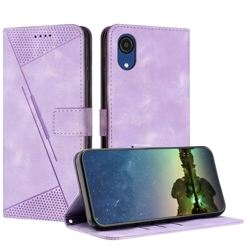 Mo-Beauty Etui Coque pour Samsung Galaxy A03 Core, Coque de Telephone en Cuir de Première Qualité...
