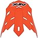 AFX Helmet Peak for FX-17/Y Solid - Orange 0132-0515