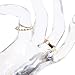 Juvale Ring Holder for Women Hand Shaped Display Stand - 6.3 in, Clear Acrylic, Glossy Finish - Jewelry Holder & Stand for Rings - Plastic Hand Display