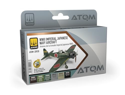 Mig Jimenez AMMO by Cesarska Japońska marynarka wojenna WWII zestaw - 6 farb akrylowych ATOM - ATOM-20928