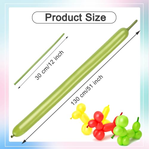 Image of Sage Green 260 Balloons - Long Balloons for Balloon Arch & Party Decor
