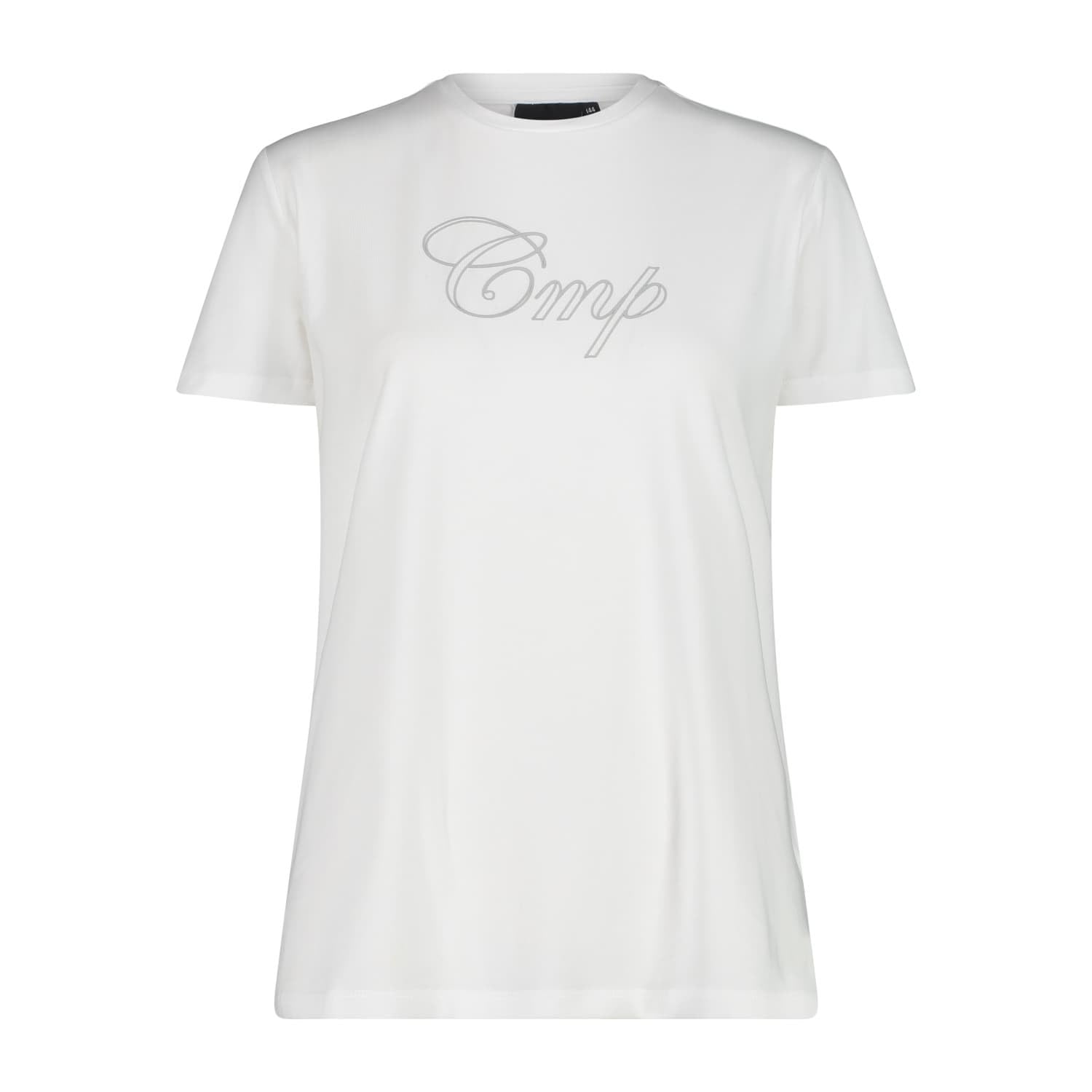 CMP Camiseta elástica de Punto para Mujer, Blanco-Gris, 38