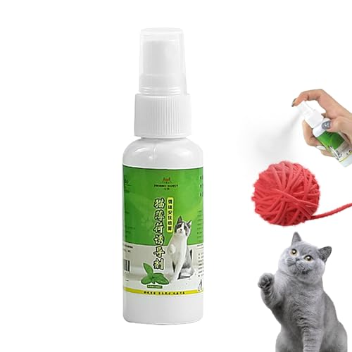 Spray liquido per erba gatta | 50 ml di erba gatta liquida naturale - spray lenitivo per gatti, supporta il comportamento e favorisce il relax durante i viaggi, nel rifugio e in Tsuchiya