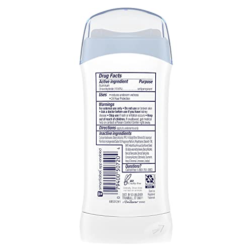 Image of Dove Anti-Perspirant Deodorant Invisible Solid Powder 2.60 oz (Pack of 3)