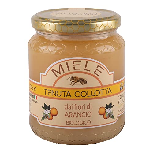 Tenuta Collotta® - Miel de Naranja Orgánica 500g - 100% Italiana - Made in Sicily