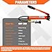 YATOINTO 5 Ton Low Profile Hydraulic Cylinder Jack Porta Power Ram 0.24