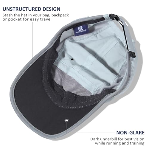 Image of GADIEMKENSD Reflective Folding Outdoor Hat Unstructured Design UPF 50+ Sun Protection Sport Hats for Womens and Mens