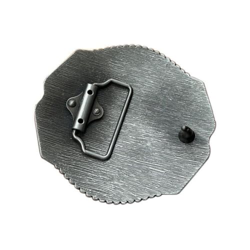 Vintage Style Western Cowboy Belt Buckle for Men & Women - Horse, Cross & Prayer3