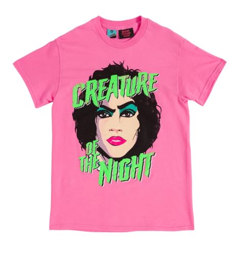 The Rocky Horror Show Creature of The Night Pink T Shirt