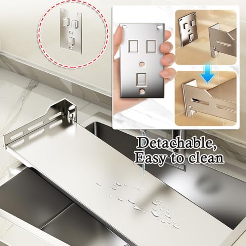 Étagère murale pour micro-ondes idéale pour libérer le plan de travail - 5