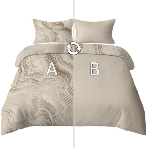 Housse de couette 240x260 respirante et infroissable en microfibre brossée - 6