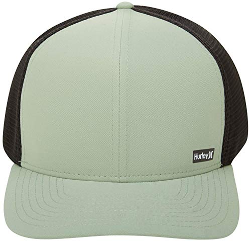 Hurley Men's League Dri-Fit Snapback Baseball Cap, Green/Black, One Size #TOP2