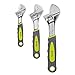 Craftsman Evolv 3 Piece Adjustable Wrench Set With Ergonomic Grips Handles, 9-10063