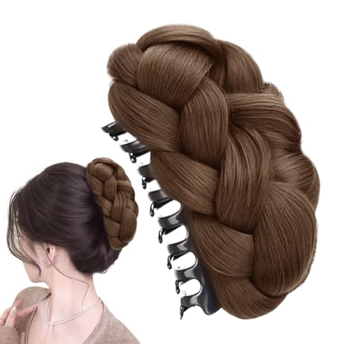 Bun Claw Clip | Wedding Hairstyling Supplies,Fake Bun Hair Claw Clip - for Women Ladies Wives Mothers Brides Special Event Fashi