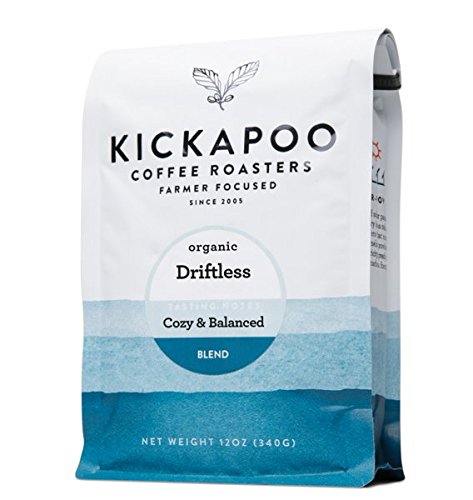 Driftless Organic Blend, Kickapoo Coffee 5lb bag, Whole Bean Coffee