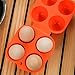 Reusable Plastic Egg Carton 4 Count Portable Shatterproof Egg Holder for Camping Travel Outdoor Picnic Secure Storage Container