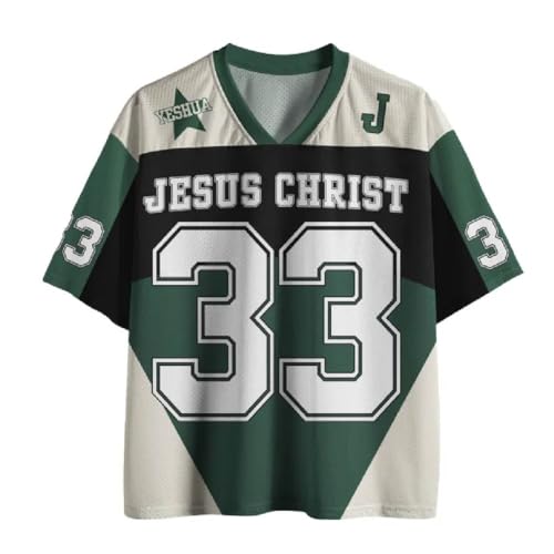 Graphic Tees Summer Novelty Women Men Oversized Jesus Christian Jersey