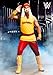Fun Costumes Adult WWE Hulk Hogan Halloween Costume - Hulkamania Complete Outfit for Men - Professional Wrestler Cosplay Costume - Large - Yellow