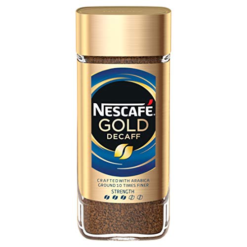 NESCAFÉ GOLD Blend Decaffeinated Instant Coffee Jar, 100 g (Pack of 6)