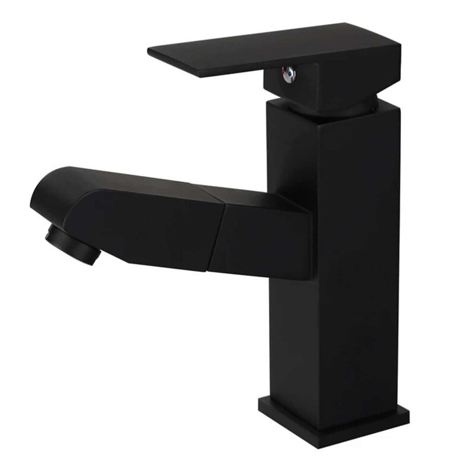 Pulvérisateur extractible mitigeur de lavabo pour eau chaude et froide