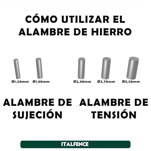 Miniatura 3 de Italfence - Alambre De Hierro Galvanizado Para Cercados, 100 Metros Disponibles Varios Diámetros Ø2,30mm