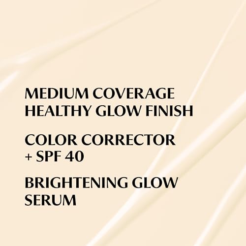 Image of IT Cosmetics CC+ Nude Glow SPF 40 - Medium Coverage Foundation, 2% Niacinamide + Hyaluronic Acid Brightening Glow Serum, Lightweight Up to 24H Hydration, Normal to Dry & Mature Skin - 1.08 fl oz